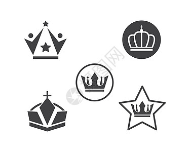 皇家皇冠标志图标矢量图王朝版税公主王国皇帝女王金属金子标签徽章图片