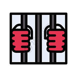 监禁细胞黑色白色车站惩罚警察犯罪酒吧男人安全图片
