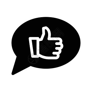 反馈商业图标拇指评分插图网站演讲互联网质量技术图片