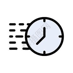 快速快手表滴答速度插图数字小时警报测量圆形日程背景图片
