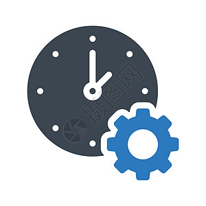 管理环境手表技术插图商业齿轮圆圈解决方案日程背景图片