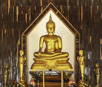金佛团体旅行历史性数字宗教文化精神佛教徒装饰品纪念碑图片