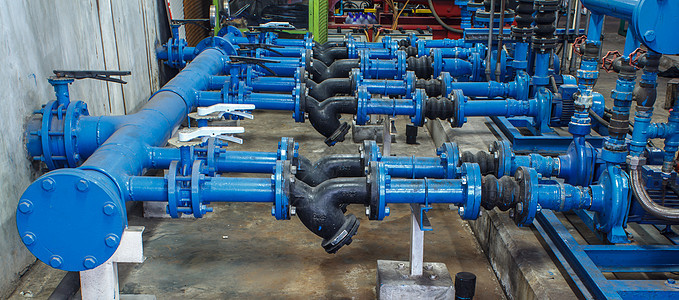 管道阀门连接蓝色绿色关节金属工业水泵龙头气体溪流石油螺栓图片