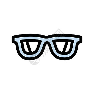 护目镜塑料眼科配饰极客验光师黑色光学白色镜片近视图片