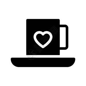 茶饮料黑色食物杯子店铺咖啡店插图咖啡标识情人图片