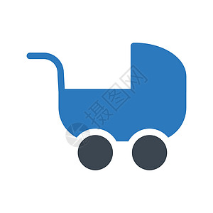 错误 buggy孩子新生运输童年越野车白色儿童婴儿家庭插图图片