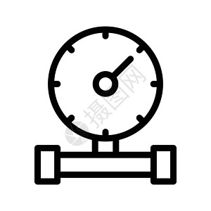 公米技术仪表柜台压力计燃料测量管道监视器工业力量图片