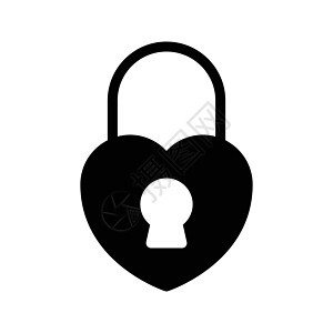 浪漫爱情互联网礼物锁孔秘密黑色派对钥匙储物柜网络挂锁背景图片