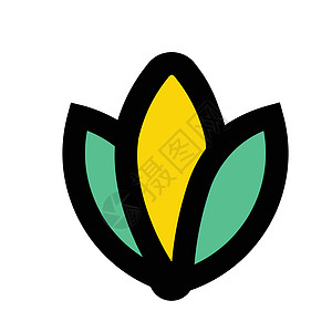 干果绿色叶子黑色标识食物小吃开心果插图图标坚果背景图片