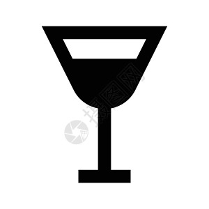 玻璃插图黑色白色酒杯热带派对庆典酒精餐厅艺术图片