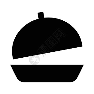 菜碗盖午餐拼盘厨师餐饮美食餐厅菜单碟盖托盘服务图片