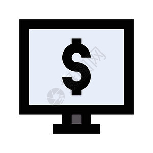 电子商务顾客技术营销销售屏幕服务支付零售插图商业图片