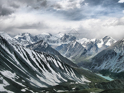 a Altai山脉 阿尔泰高山的美丽景观天空草原全景目的地池塘远足旅行旅游文化高地图片