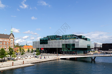 丹麦哥本哈根丹麦建筑中心 DAC天空游客国会观光吸引力解码器旅游旅行中心港口图片