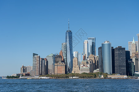 美国纽约市下曼哈顿天线商业贸易游客中心旅游建筑学办公室天空旅行地标图片