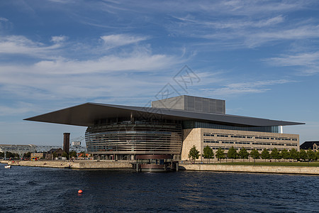 哥本哈根歌剧院歌剧工程观光文化天空场景城市国家港口旅行图片