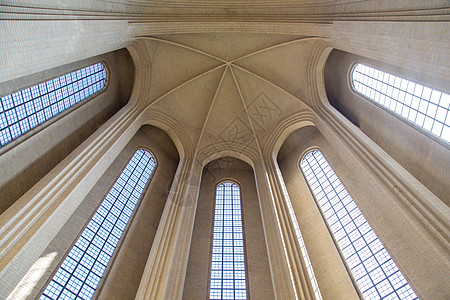 教堂内部丹麦哥本哈根Grundtvigs教堂大厅建筑学地标走道宗教建筑天花板精神旅游教会背景
