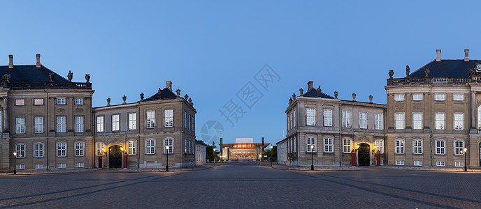 哥本哈根宫和歌剧院历史文化女王建筑建筑学全景历史性首都国王王国图片