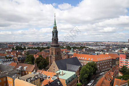 哥本哈根圣彼得里教堂背景图片