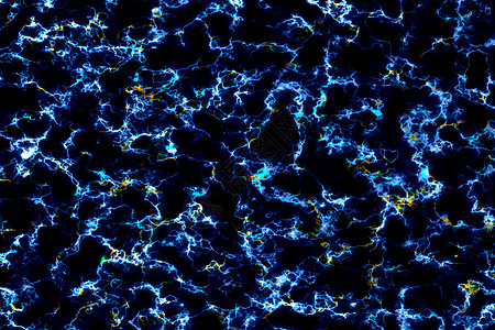 霹雳在深色大理石上爆发出辉光矿物质地图片