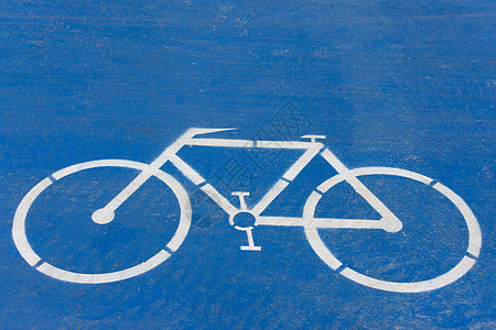 符号显示自行车的行驶路线图片