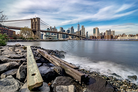 New York 纽约市天线曼哈顿全景视图交通建筑城市公园公寓中心摩天大楼旅行蓝色办公室图片