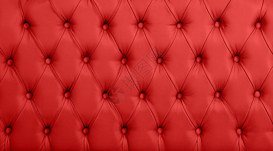 红色皮革 capitone 背景纹理风格纽扣手工奢华床头板装潢簇绒家具钻石教练背景图片