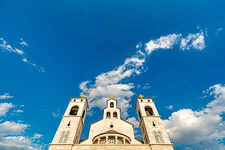 波德戈里察 基督复活大教堂建筑联盟天空宗教旅行教会历史信仰城市蓝色图片