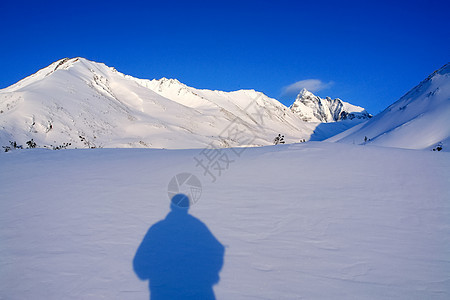 冬季的白卡尔山雪 下雪的森林覆盖了山岳云杉天空环境日出全景气候乐趣反射松树蓝色图片