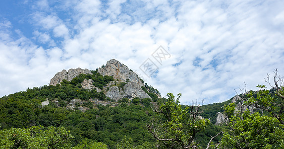 克里米亚半岛的景观蓝色天际天空旅行联邦全景阳光日出风景远足图片