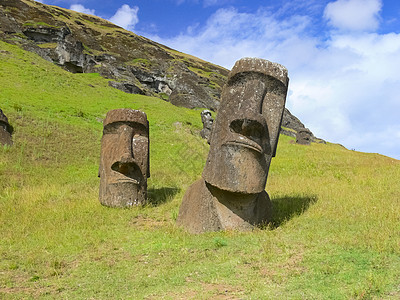 复活岛神像雕像岛民巨石文化上帝眼睛命令宗教破坏毛衣旅行图片
