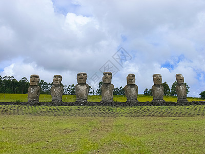 复活岛神像雕像雕塑历史公园旅行毛衣宗教天空文化平台雕刻图片