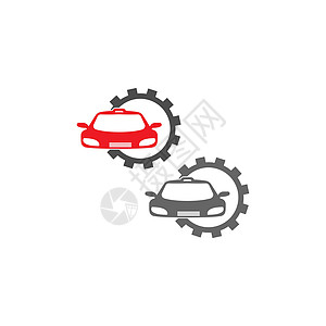 汽车汽车插图标志 vecto维修游戏发动机奢华圆圈身份经销商商业技术车库图片
