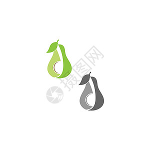 鳄梨图标标志插图设计 vecto营养食物标签农业生物农场生态店铺市场果汁图片