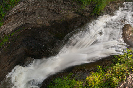 州公园 纽约荒野旅行风景瀑布图片