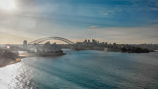 悉尼港的悉尼天线空中观察城市住宅办公室天空旅游建筑学运输建筑市中心旅行图片