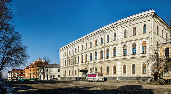 历史建筑 乌克兰城市城堡废墟酒店餐厅建筑学爬坡旅游节日晴天图片