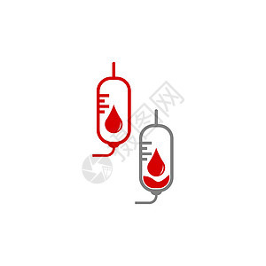 血液标志图标设计矢量它制作图案红色生活程序脉冲输血捐赠者援助卡通片情况液体图片