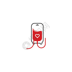 血液标志图标设计矢量它制作图案诊所程序医疗捐赠者红色实验室援助白色情况健康图片