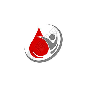 血液标志图标设计矢量它制作图案诊所网络程序实验室白色液体情况脉冲红色医院图片