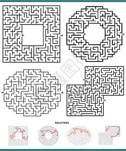 迷宫游戏图设置与解决方案图片