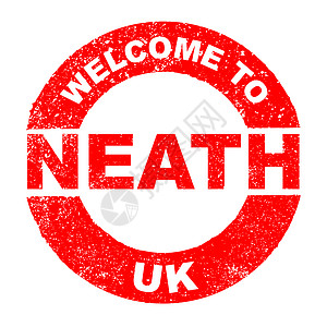 欢迎来到Neath UK贴纸互联网标签按钮广告艺术徽章网络墨水圆圈图片