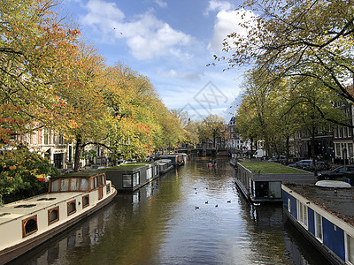 阿姆斯特丹运河风格特丹窗户住房建筑学装饰建筑运河船屋图片