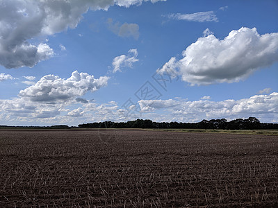 格拉姆斯贝根周围的农场森林地面农田图片
