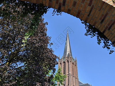 Raalte的圣十字巴西尔尼卡教会宗教建筑学蓝天大教堂石头图片