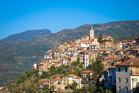 Apricate  意大利利古里亚地区老村庄古董旅行山坡观光历史爬坡家园历史性村庄建筑图片