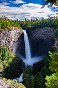 Wells Gray 不列颠哥伦比亚省加拿大 Cariboo 山在加拿大不列颠哥伦比亚省克利尔沃特镇附近的省立公园的 Murtl图片