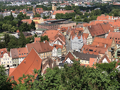 特劳斯尼茨城堡的景色风景天线城市爬坡建筑学森林历史房子图片