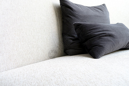 沙发上的坐垫亚麻材料摄影衣服房子纺织品家居棉布枕头奢华图片