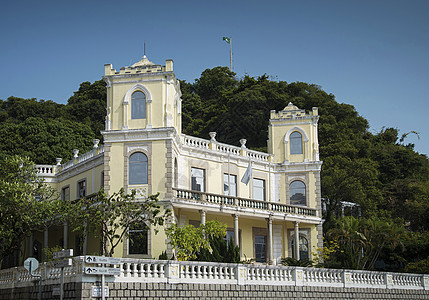 古老的葡萄牙殖民建筑大厦 中国大海地标历史性建筑遗产殖民大厦房子图片